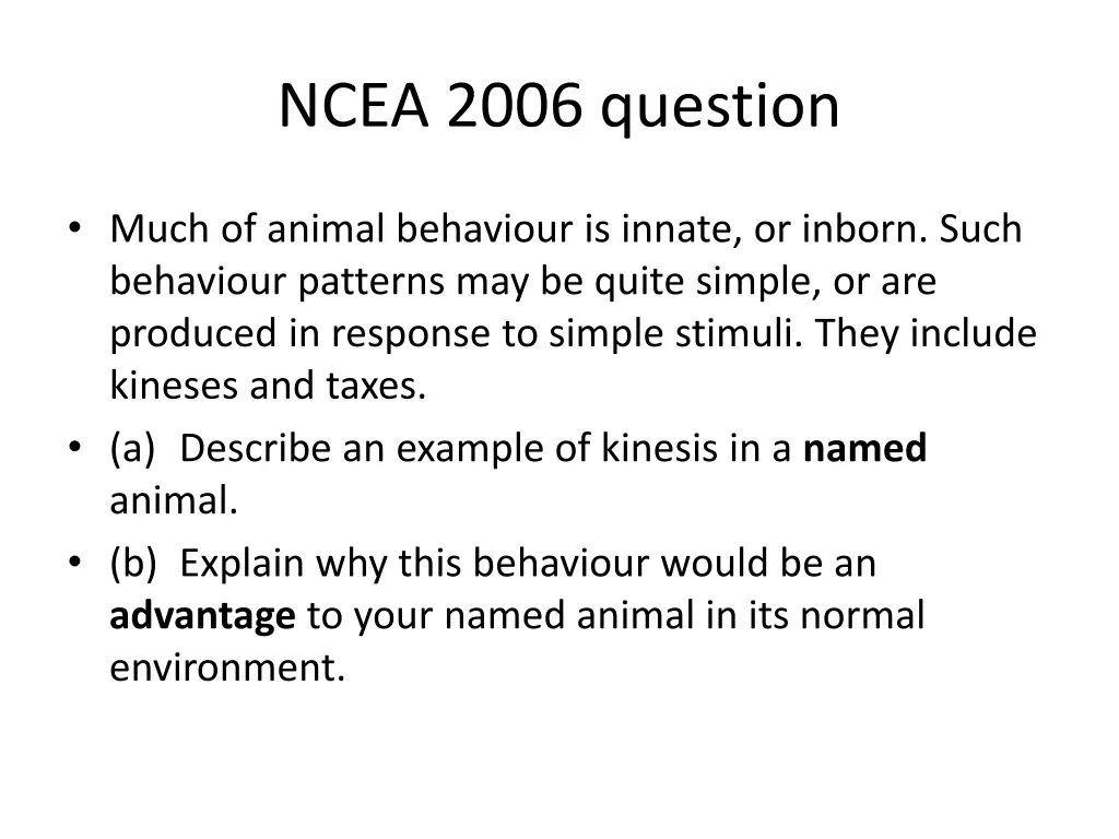 ncea 2006 question
