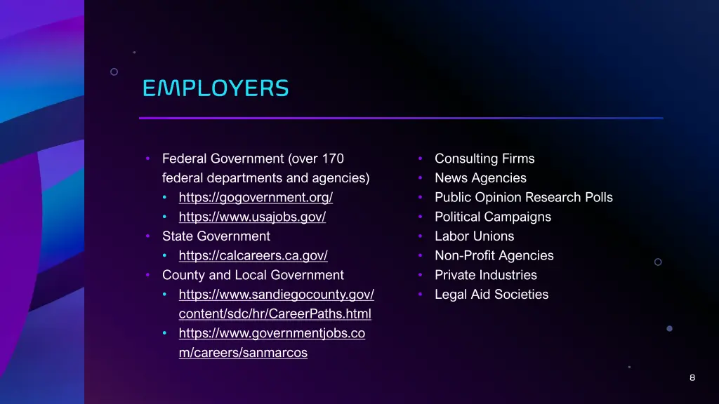 employers
