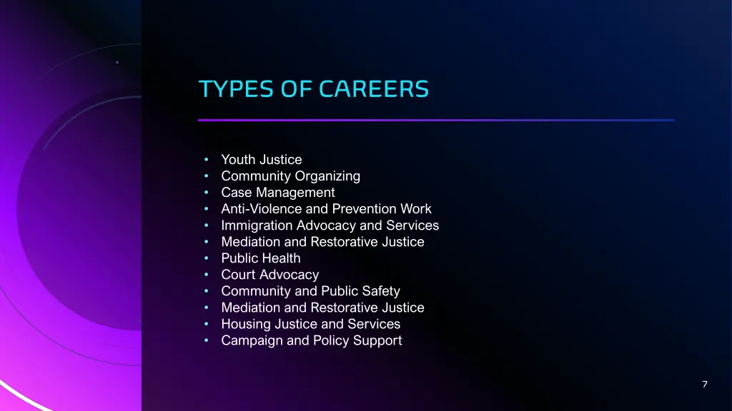 types of careers 1