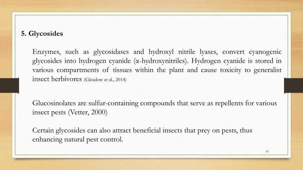 5 glycosides