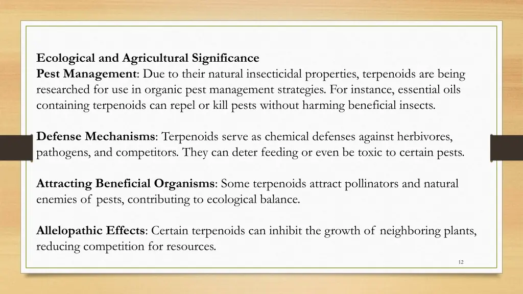 ecological and agricultural significance pest