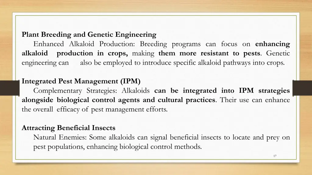 plant breeding and genetic engineering enhanced