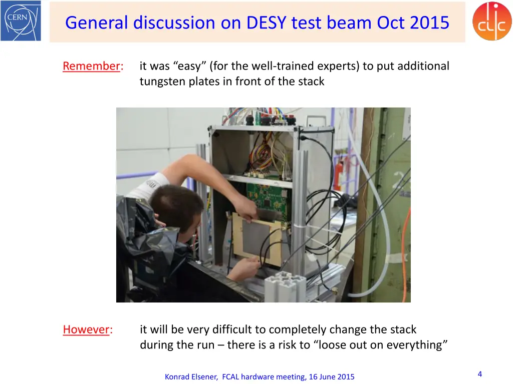general discussion on desy test beam oct 2015 2