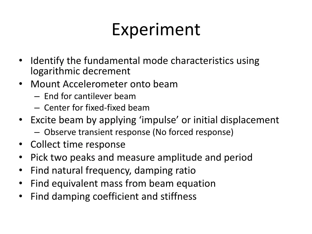 experiment
