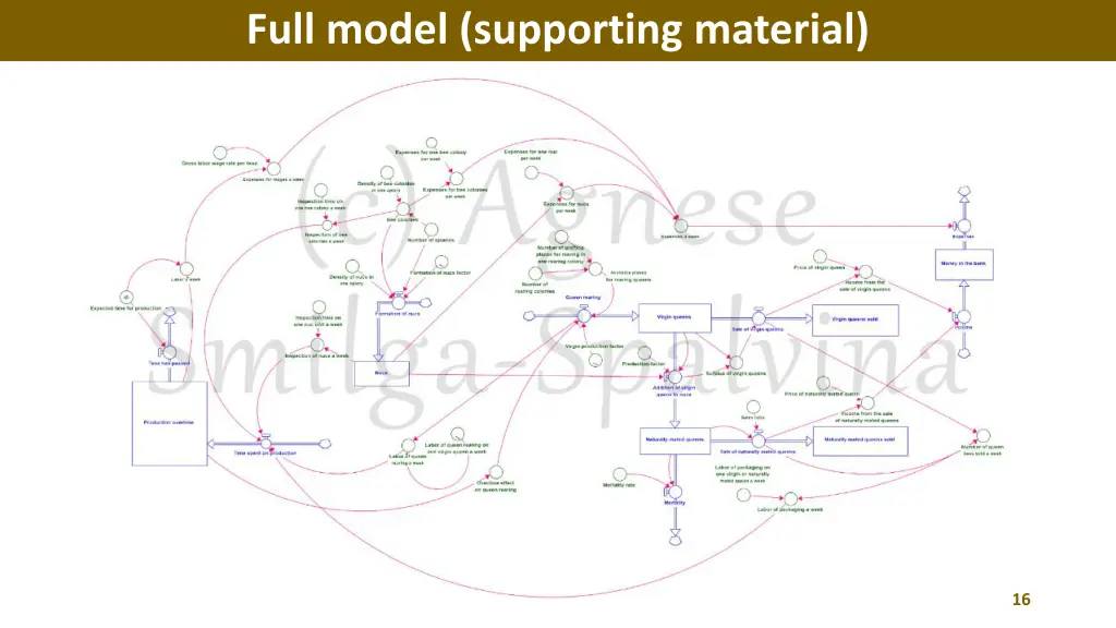 full model supporting material