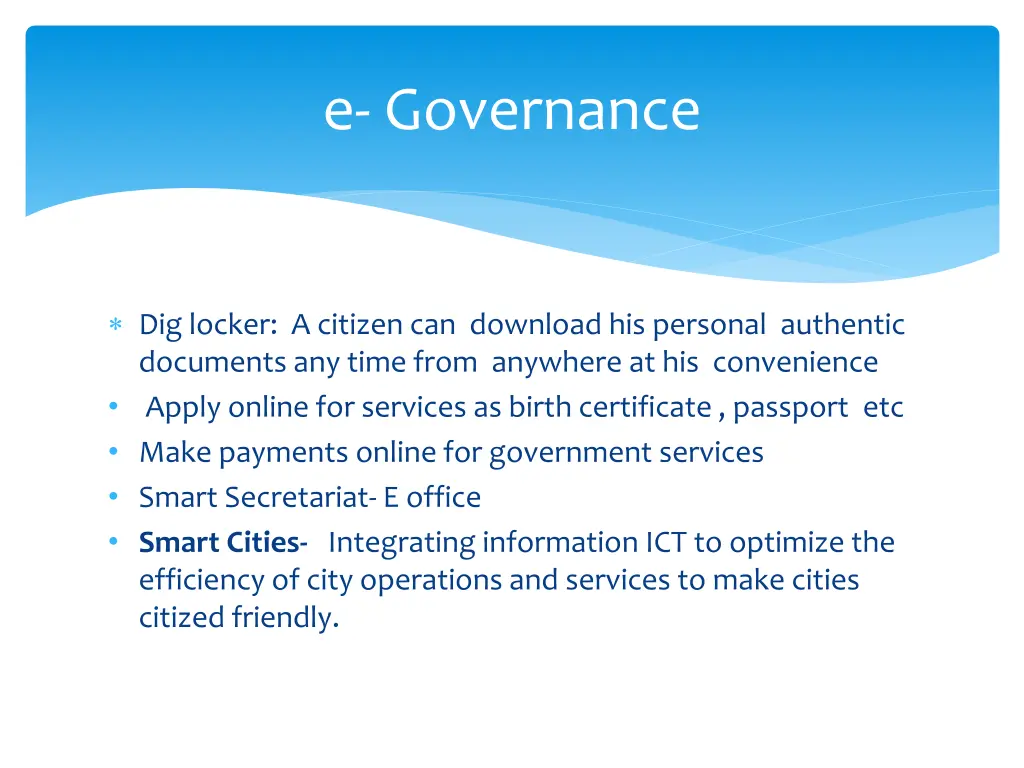 e governance