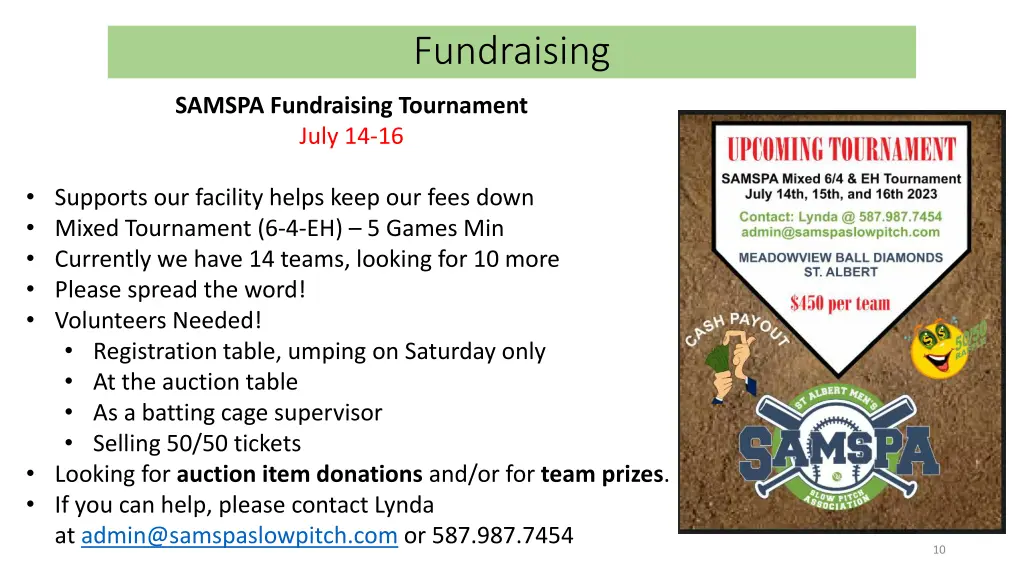 fundraising
