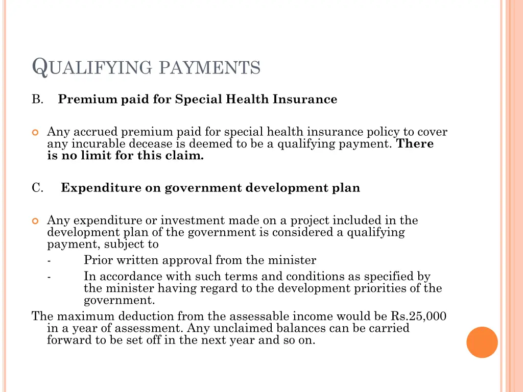 q ualifying payments 1
