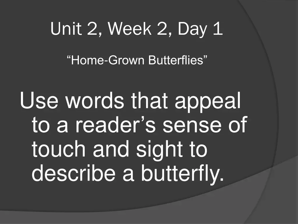 unit 2 week 2 day 1