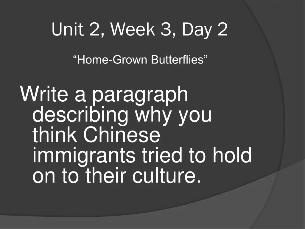 unit 2 week 3 day 2