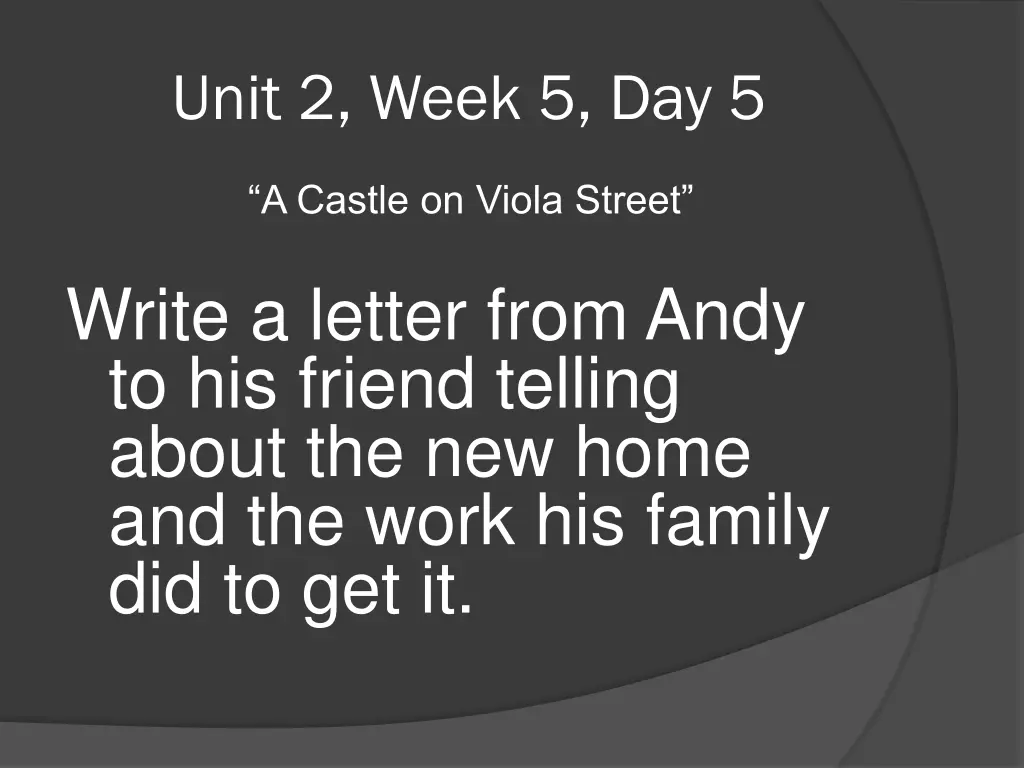 unit 2 week 5 day 5