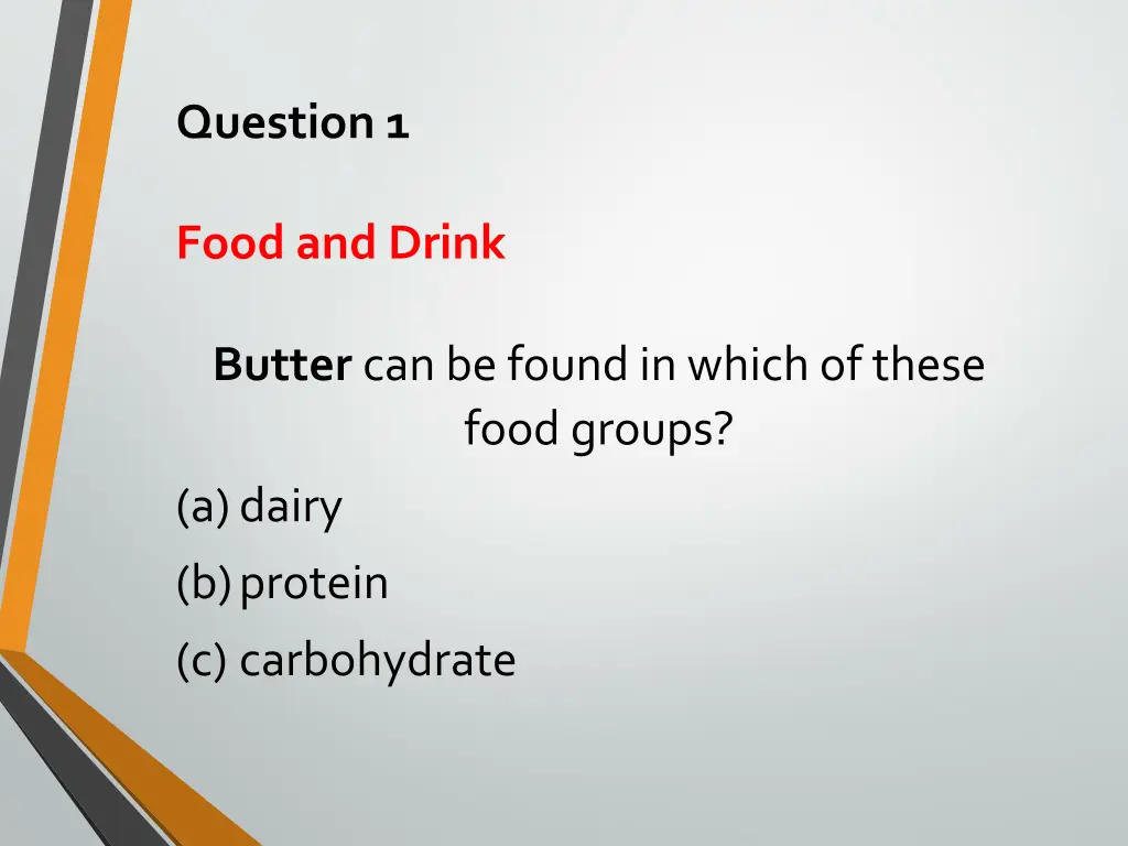 question 1