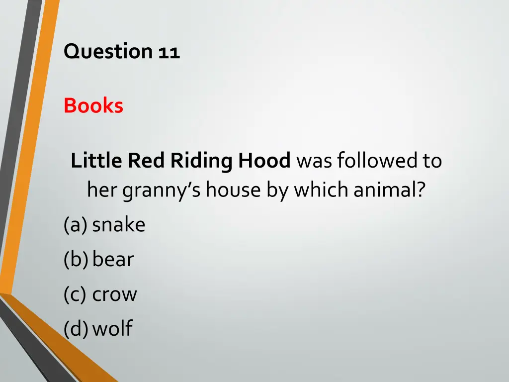 question 11