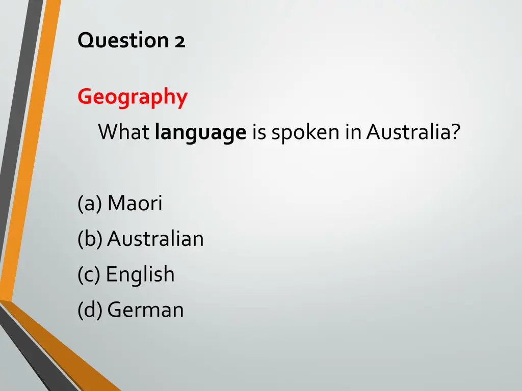 question 2