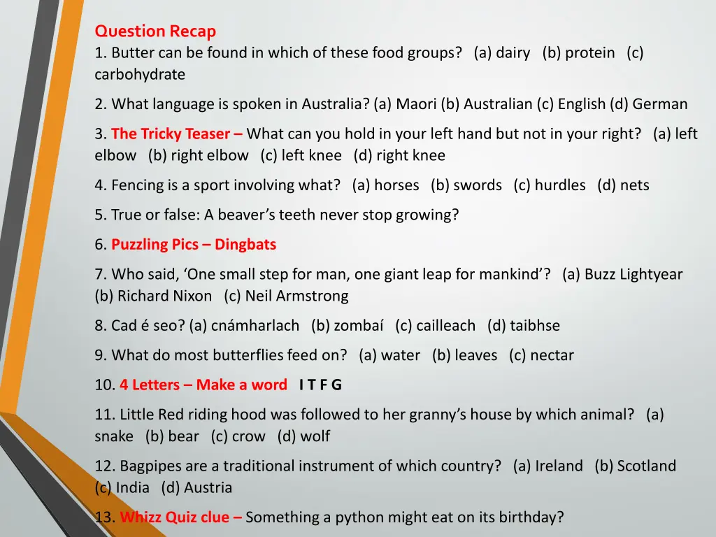 question recap 1 butter can be found in which