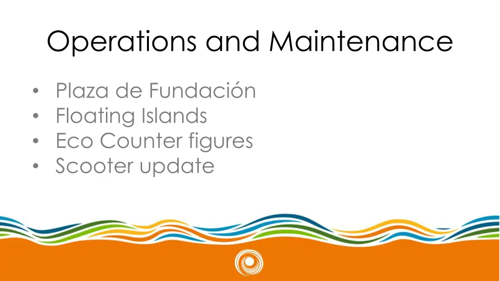 operations and maintenance