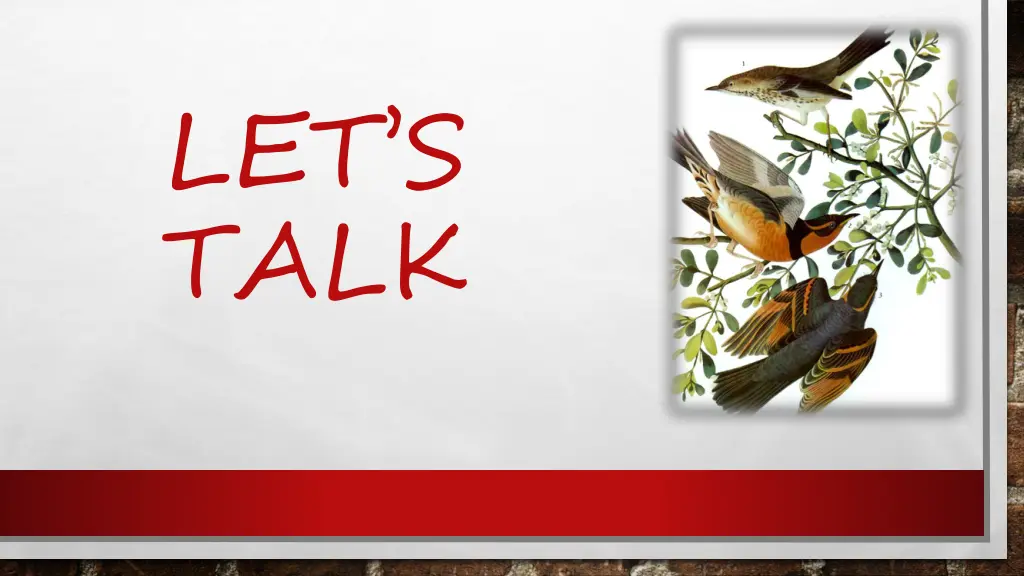 let s talk