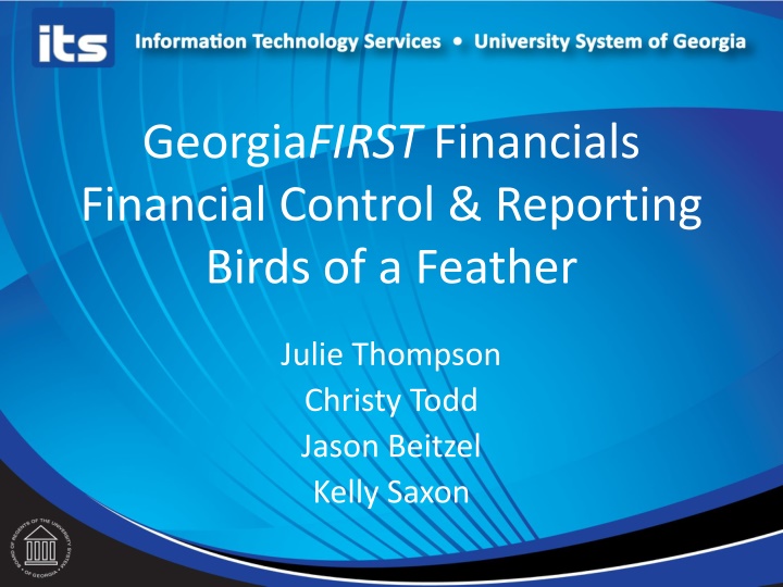 georgia first financials financial control