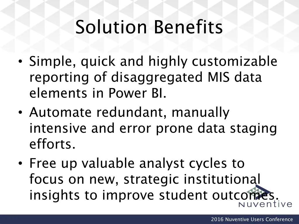 solution benefits