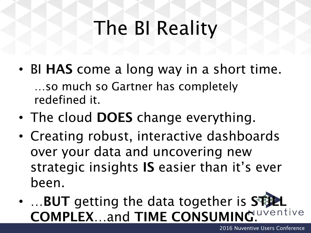 the bi reality