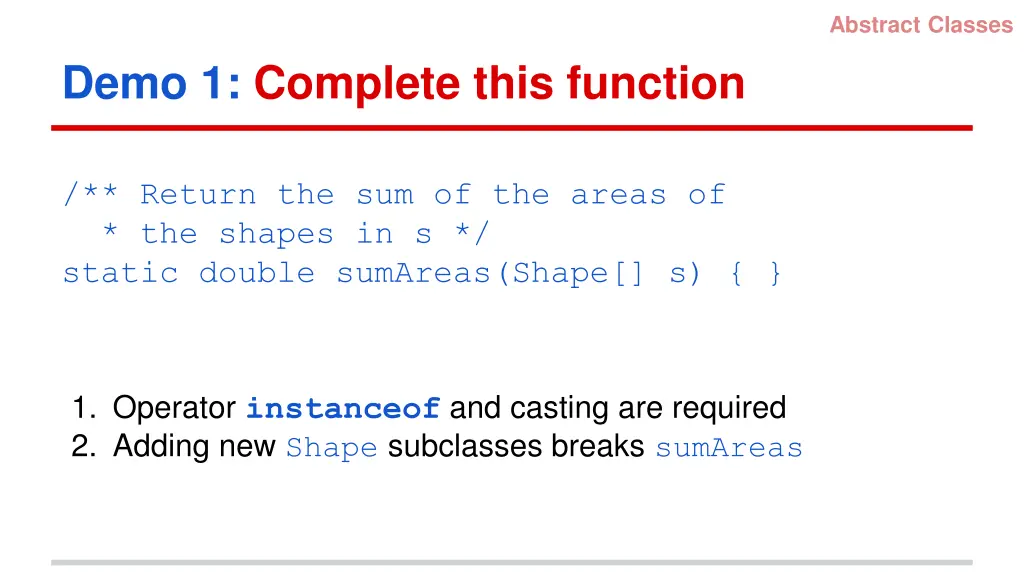 abstract classes 1