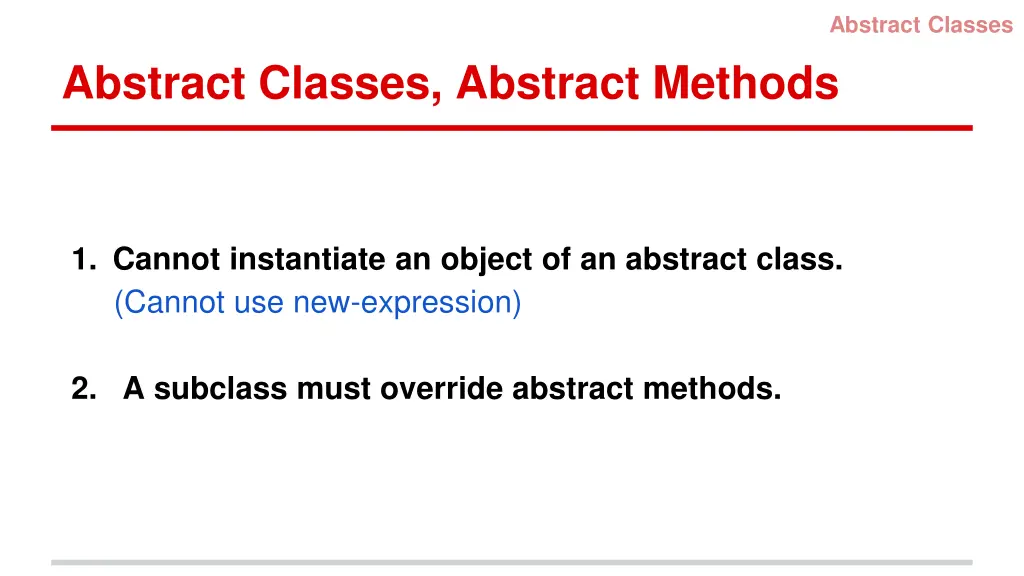 abstract classes 7
