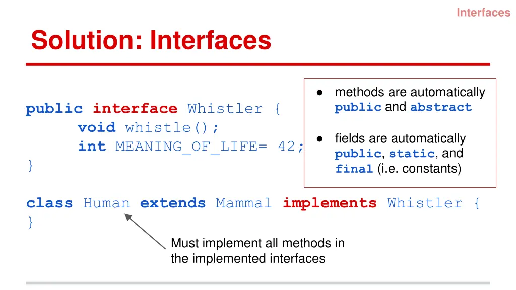 interfaces 4