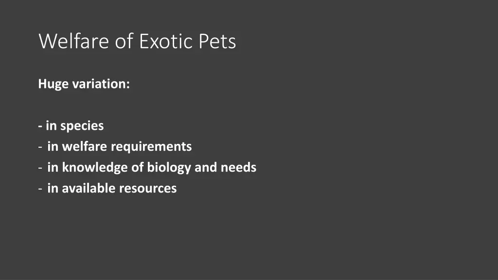 welfare of exotic pets 4