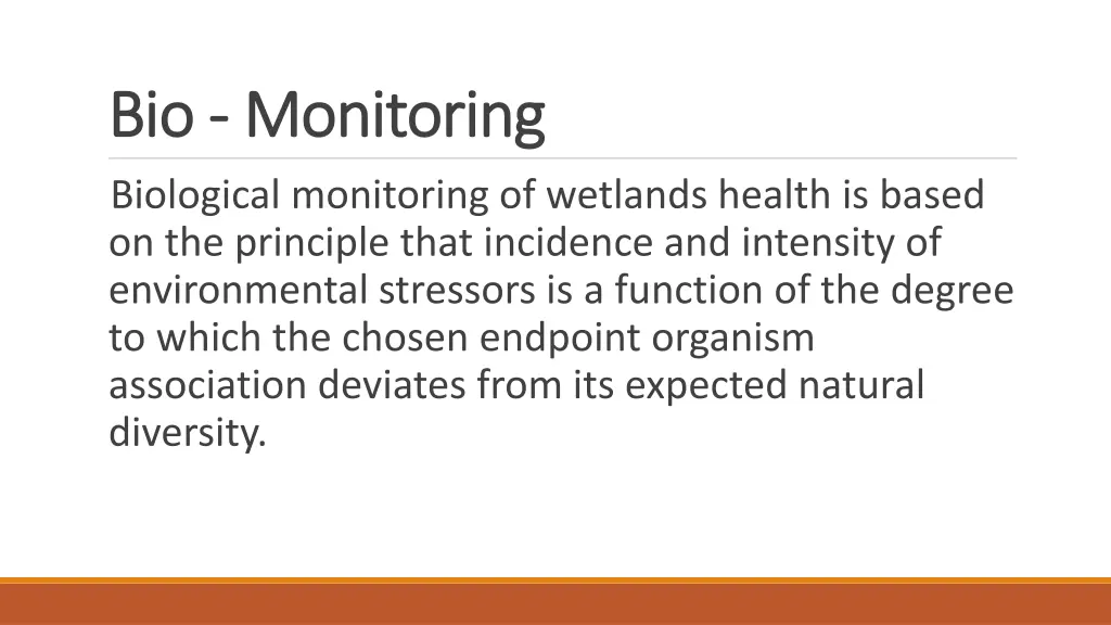 bio bio monitoring monitoring biological