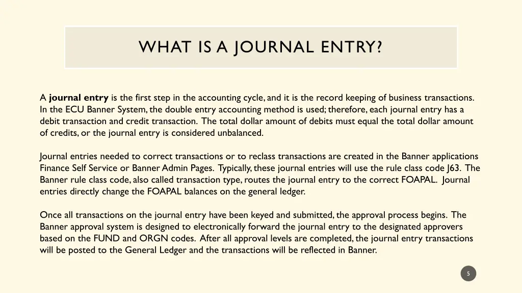 what is a journal entry