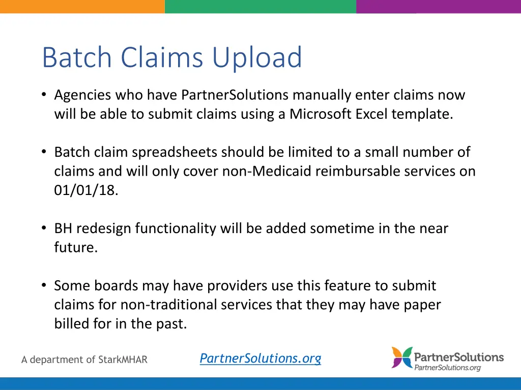 batch claims upload