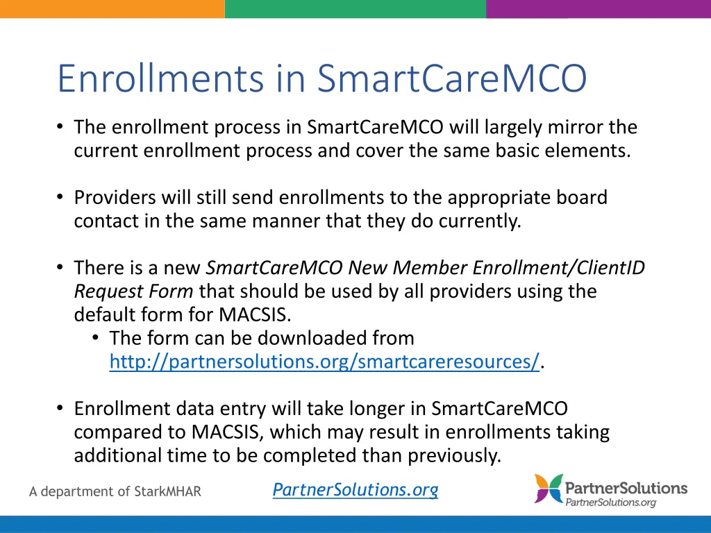 enrollments in smartcaremco