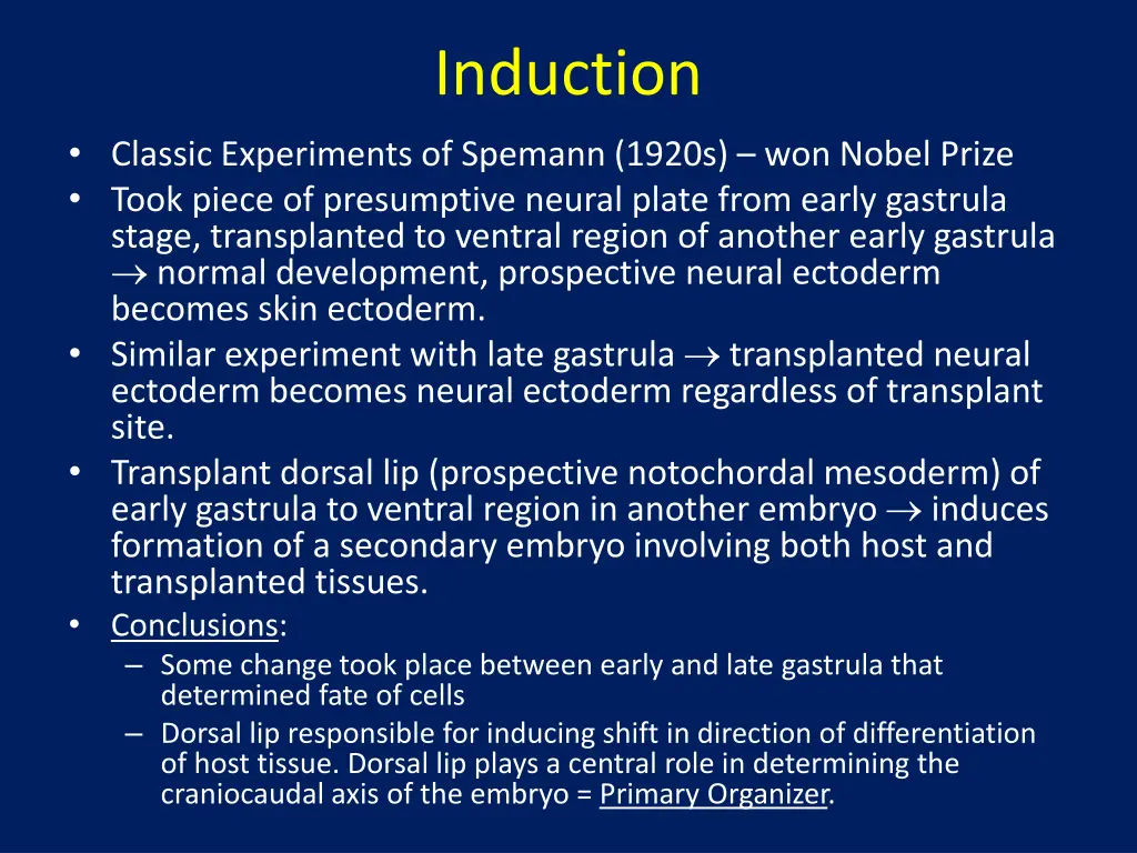 induction