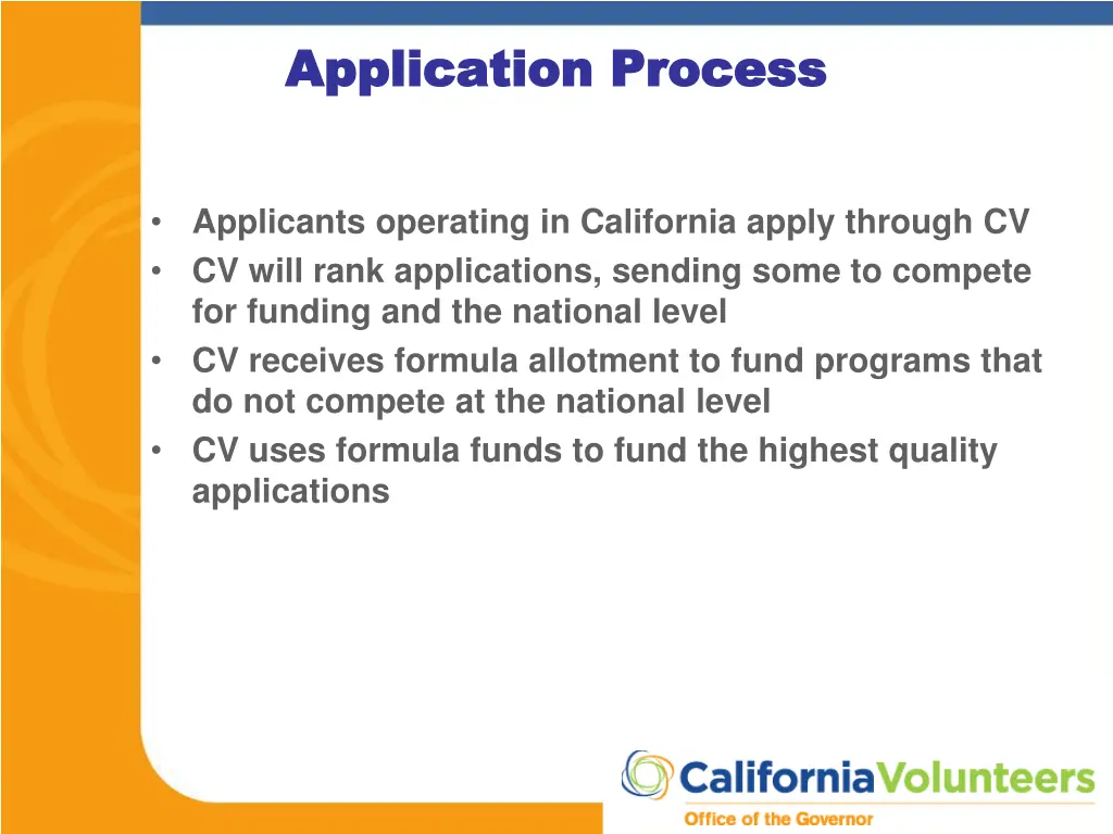 application process application process