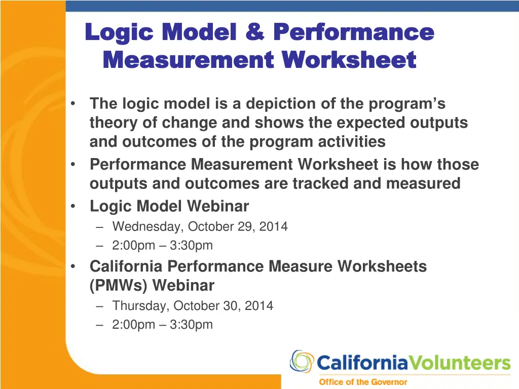 logic model performance logic model performance