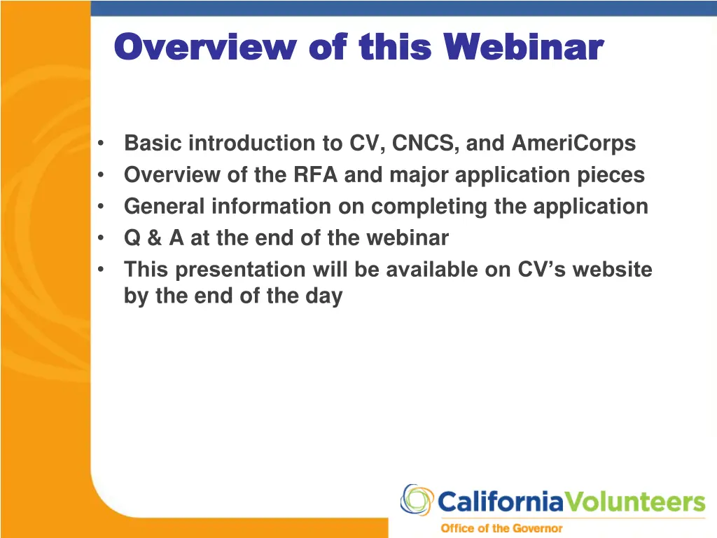 overview of this webinar overview of this webinar