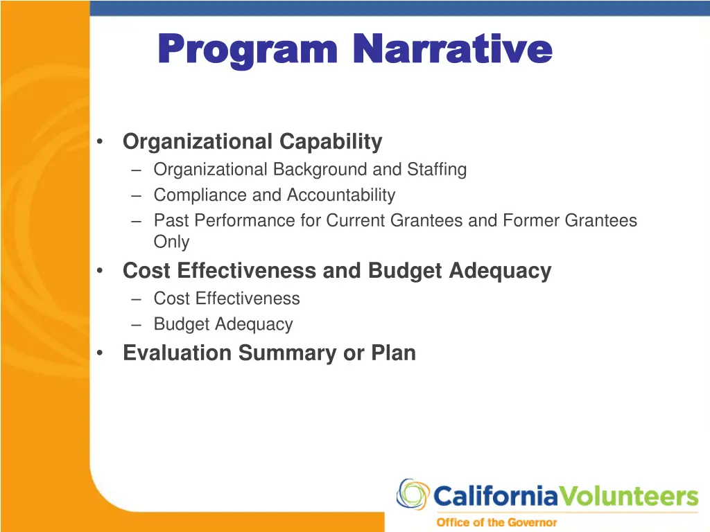 program narrative program narrative 1