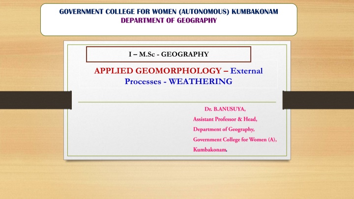government college for women autonomous