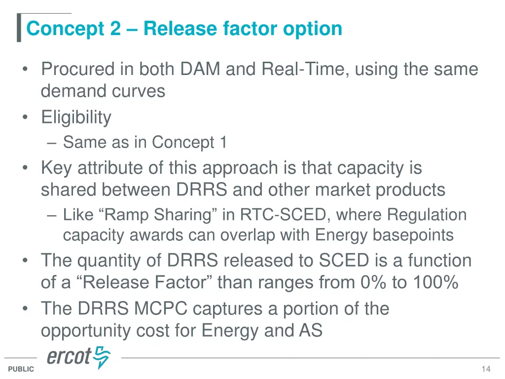 concept 2 release factor option