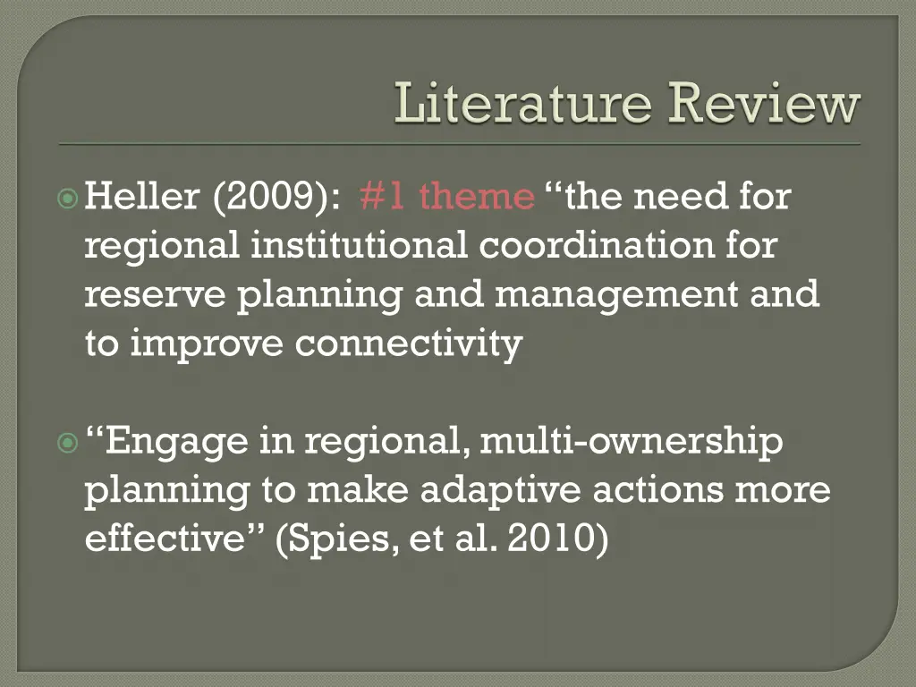 heller 2009 1 theme the need for regional
