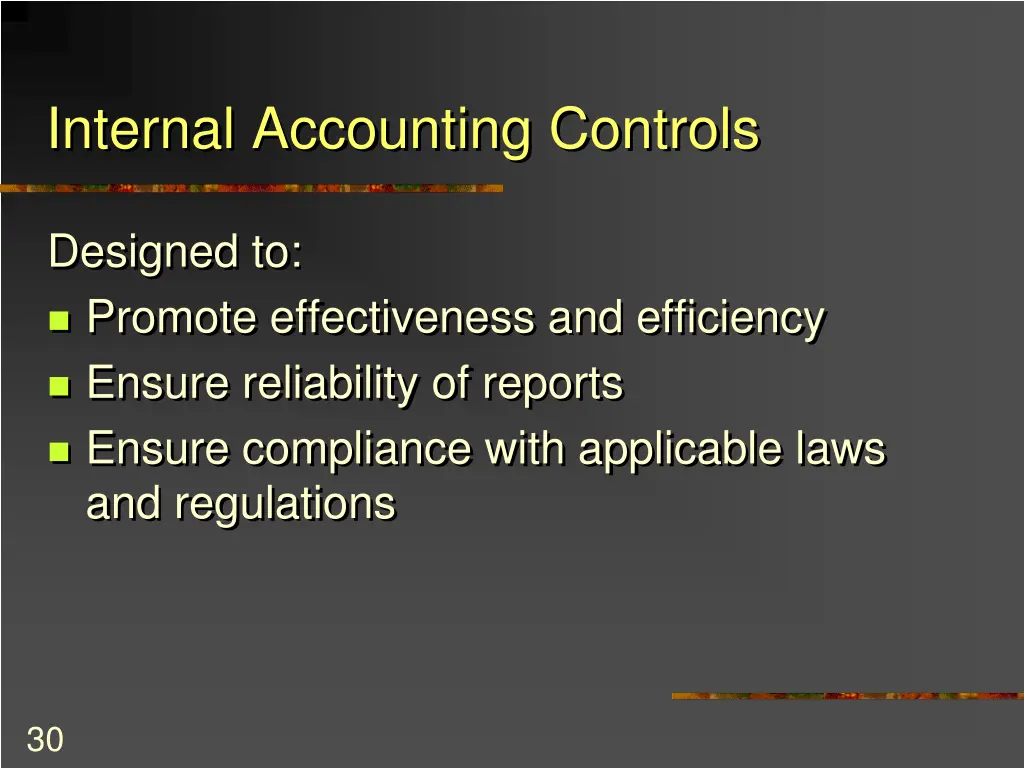 internal accounting controls 2