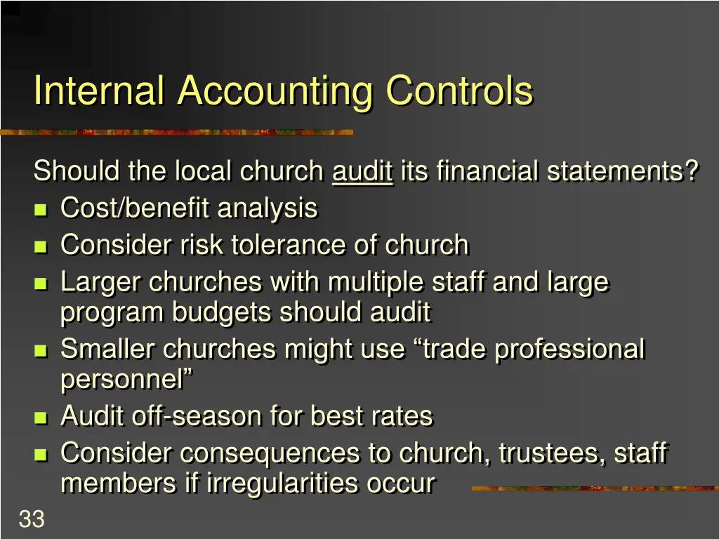 internal accounting controls 5
