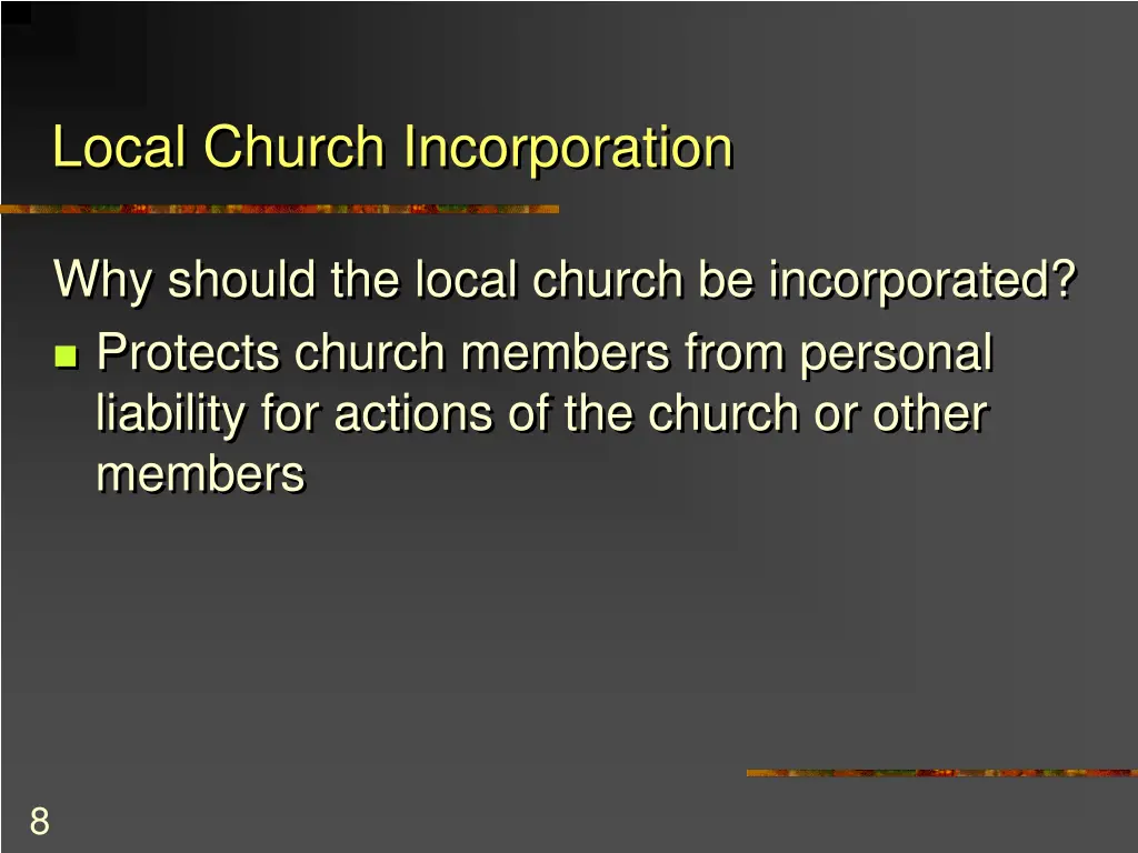local church incorporation 1