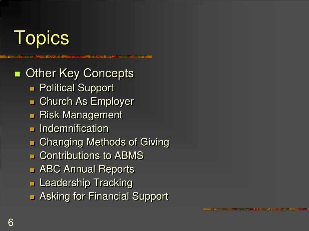 topics 1