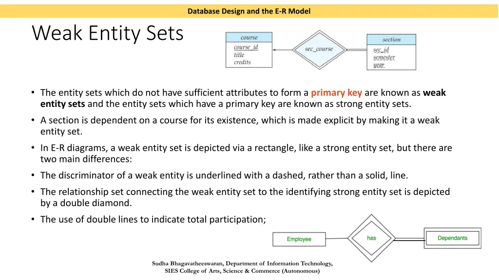 database design and the e r model 8