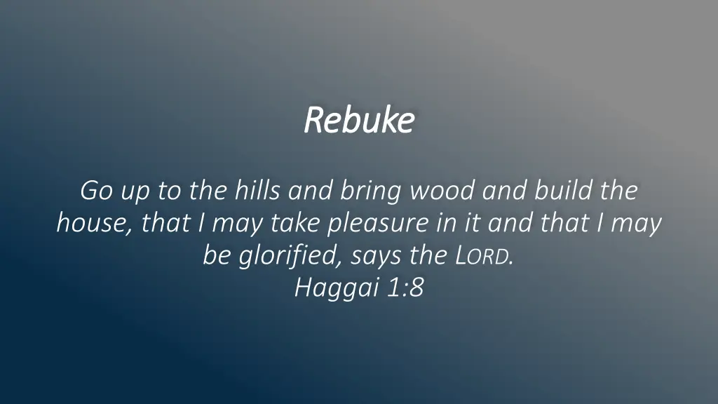 rebuke rebuke 1