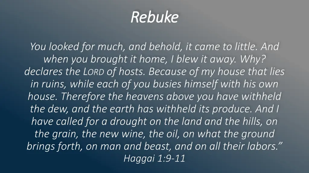 rebuke rebuke 2