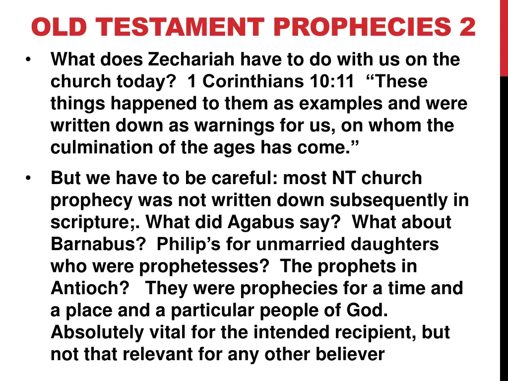 old testament prophecies 2 what does zechariah