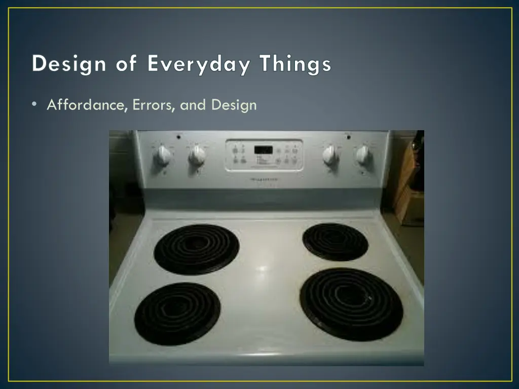 design of everyday things