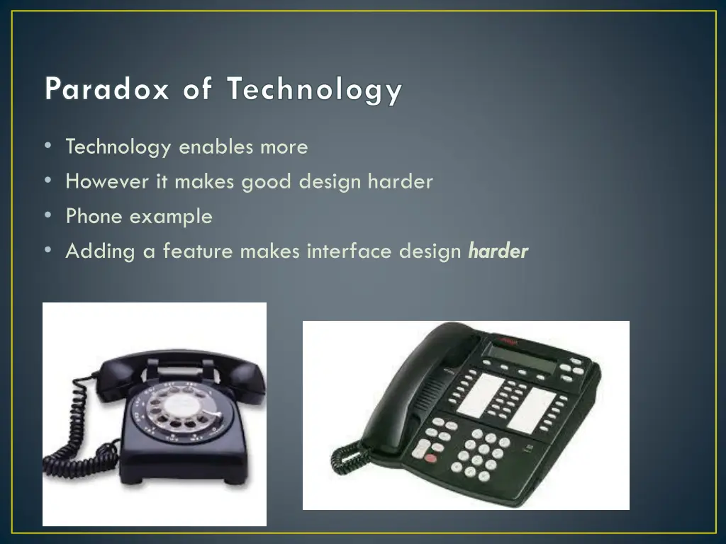 paradox of technology 1